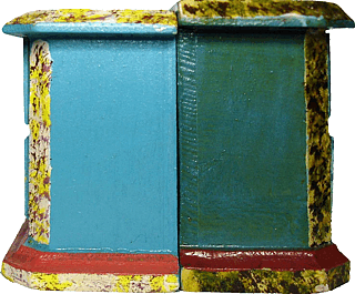 Kommodenvergleich links 60er, rechts 50er Jahre