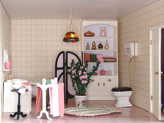 www.tortula.de - Mein Sammelpuppenhaus - Das Badezimmer (1/3)